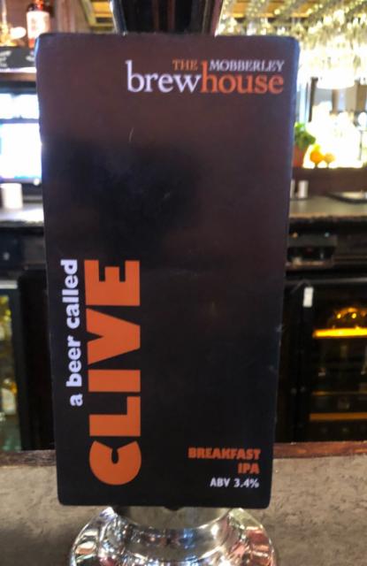 A Beer Called Clive 3.4%, The Mobberley Brewhouse, England