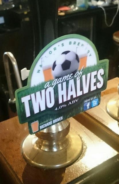 A Game Of Two Halves 4.0%, Naylor's Brewery, England