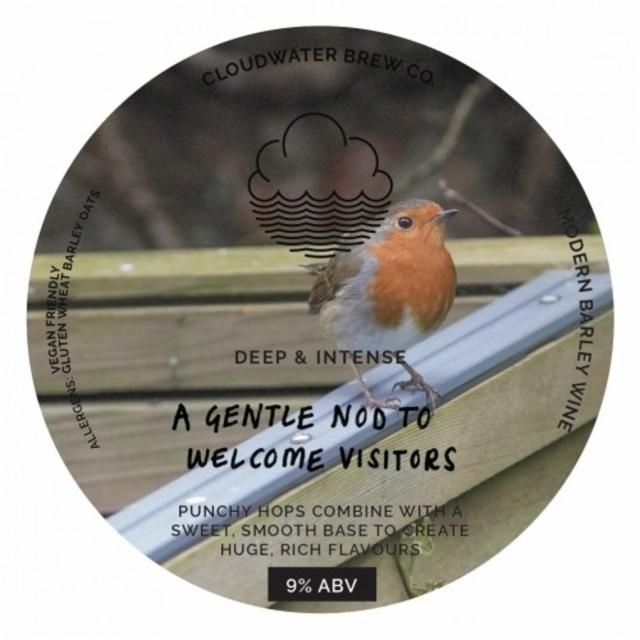 A Gentle Nod To Welcome Visitors 9.0%, Cloudwater Brew Co., England