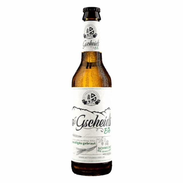 A' Gscheids Bio 4.9%, ABK Aktienbrauerei Kaufbeuren, Germany