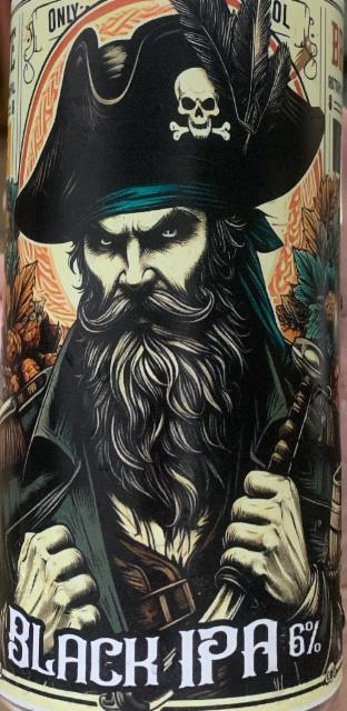 A Lâmina Dark do Capitão - Black IPA 6.0%, Dan's Brewing Co, Brazil