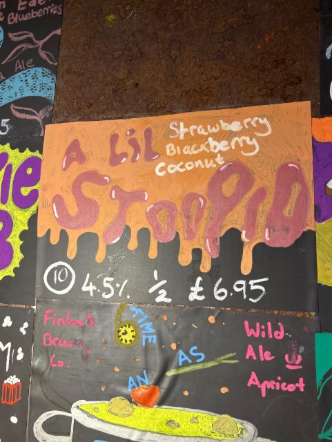 A Lil Stoopid: Strawberry, Blackberry & Coconut 4.5%, Vault City Brewing, Scotland