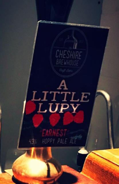 A Little Lupy Earnest 4.3%, The Cheshire Brewhouse, England