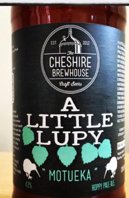 A Little Lupy Motueka 4.2%, The Cheshire Brewhouse, England