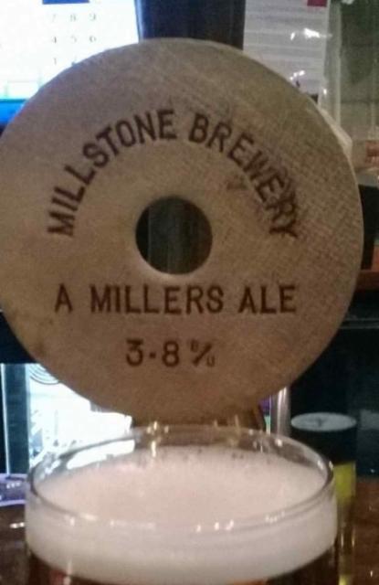 A Millers Ale 3.8%, Millstone Brewery, England
