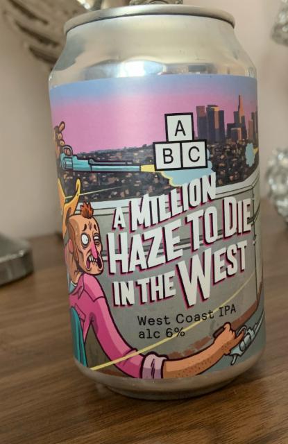 A Million Haze To Die In The West 6.0%, Alphabet Brewing Co., England