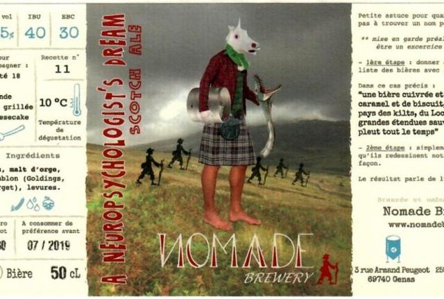 A Neuropsychologist's Dream 6.5%, Nomade Brewery, France