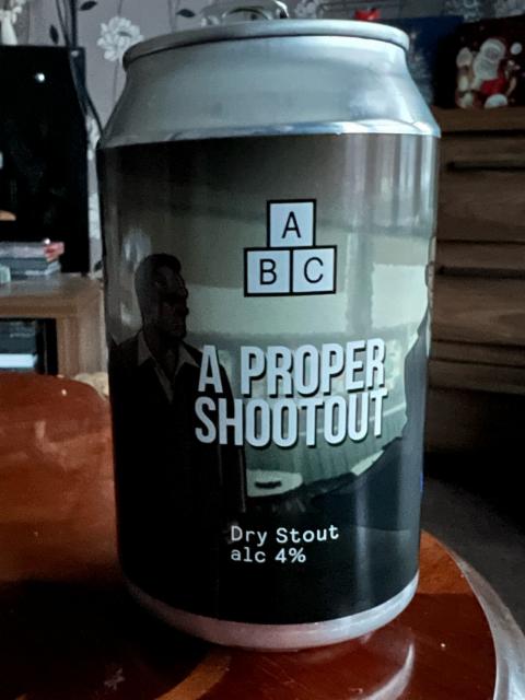 A Proper Shootout 4.0%, Alphabet Brewing Co., England