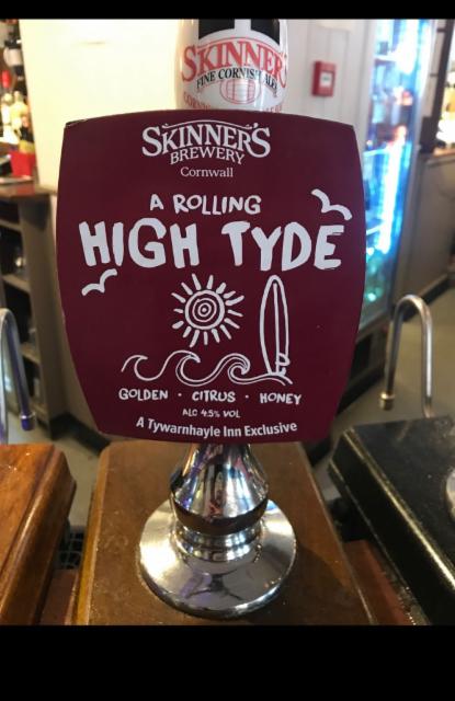 A Rolling High Tide 4.5%, Skinner's Brewery, England