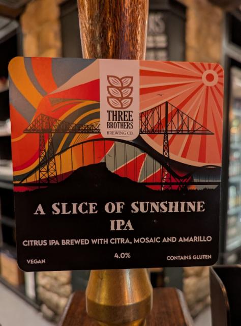 A Slice Of Sunshine 4.0%, Three Brothers Brewing Co, England