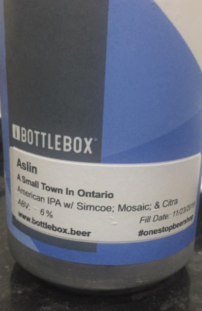 A small Town in Ontario 6.0%, Aslin Beer Company, United States