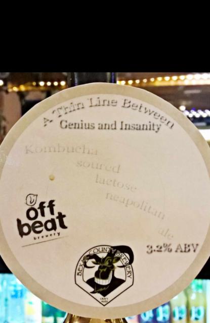 A Thin Line Between Genius And Insanity 3.2%, Bexar County Brewery, England