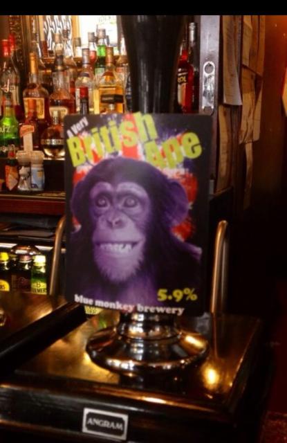 A Very British Ape 5.9%, Blue Monkey Brewery, England