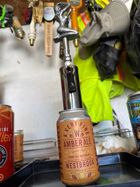 A very fine amber ale, Westbrook Brewing