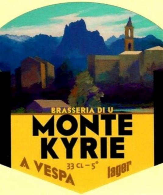 A Vespa 5.0%, Brasseria Di U Monte Kyrie Elëison, France
