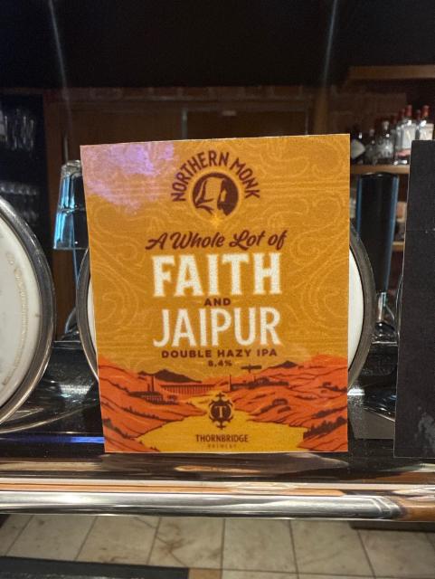 A Whole Lot Of Faith And Jaipur, Northern Monk Brew Co.