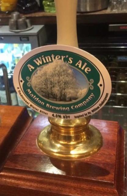 A Winter's Ale 4.0%, Maldon Brewing Company, England