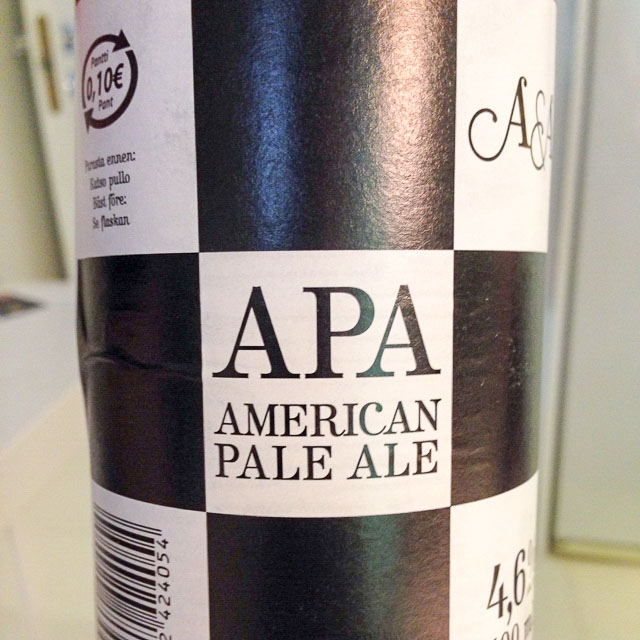 A & A APA 4.6%, Suomenlinnan Panimo, Finland