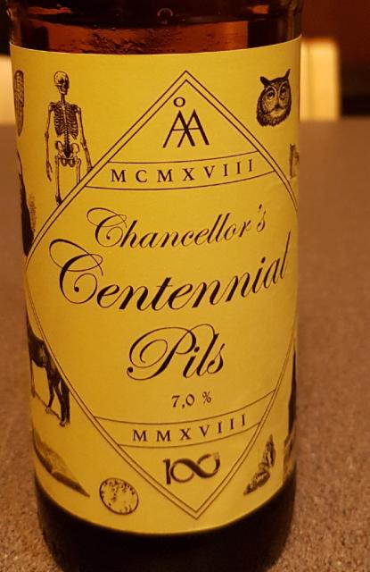 ÅA Chancellor's Centennial Pils 7.0%, Panimoravintola Beer Hunter's, Finland