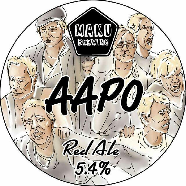 Aapo Red Ale 5.4%, Maku Brewing, Finland