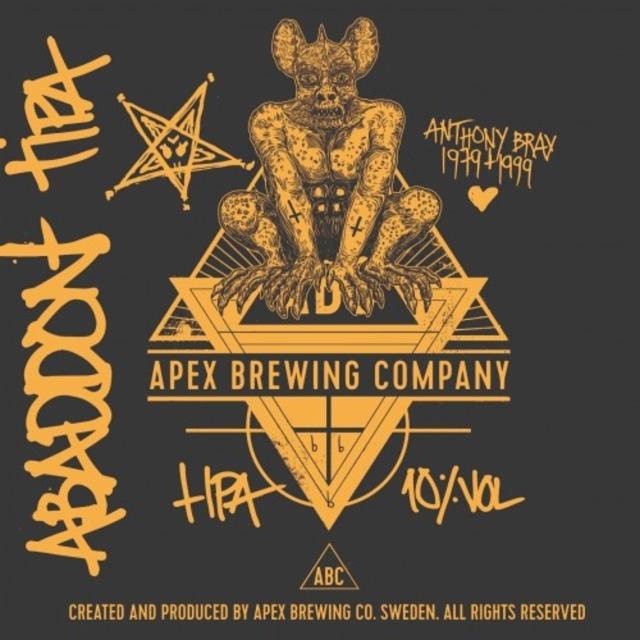 Abaddon TIPA 10.0%, Apex Brewing Company, Sweden