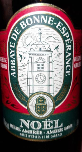 abbaye de bonne esperance noël 8.5%, Brasserie La Binchoise, Belgium