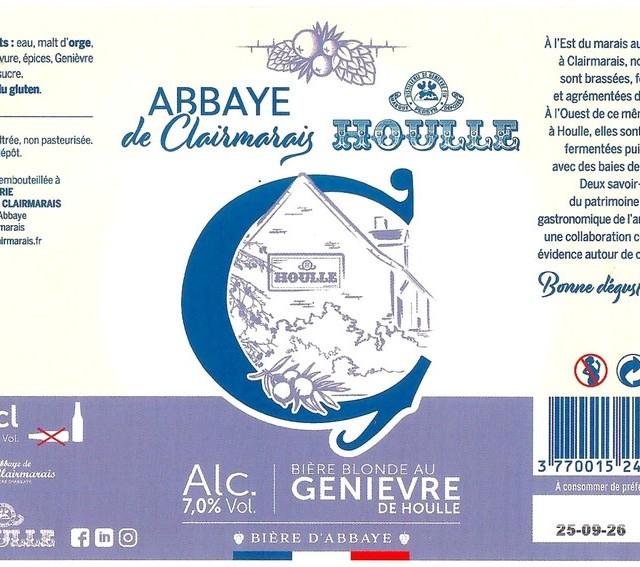 Abbaye De Clairmarais Genièvre De Houlle 7.0%, Abbaye De Clairmarais, France