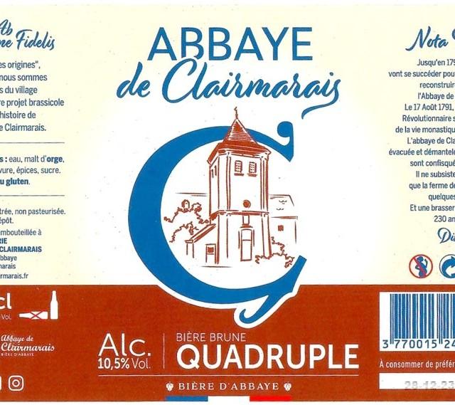 Abbaye De Clairmarais Quadruple 10.5%, Abbaye De Clairmarais, France