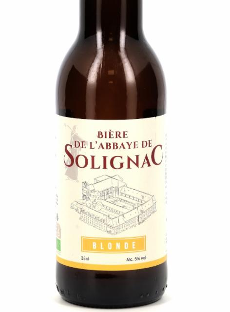 Abbaye De Solignac Blonde 5.0%, Abbaye De Solignac, France