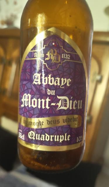 Abbaye Du Mont Dieu Quadruple, Société Ardennaise De Brasserie (Ardwen)