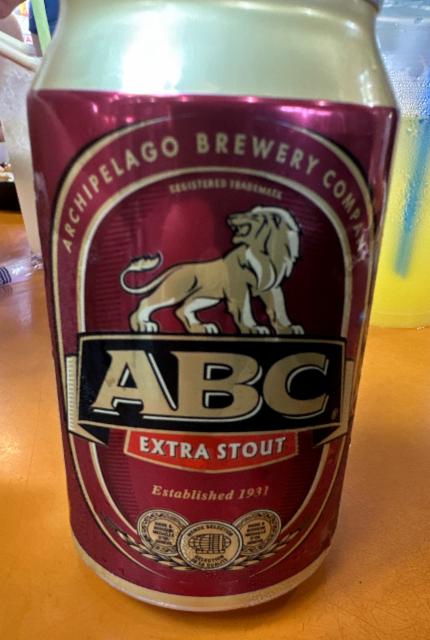 ABC Extra Stout 6.0%, Archipelago Brewery (Heineken Asia Pacific), Singapore