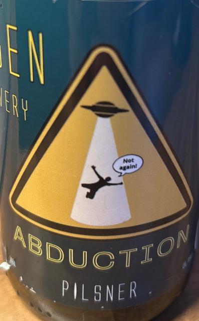 Abduction 4.7%, En Aleigen Brewery, Sweden