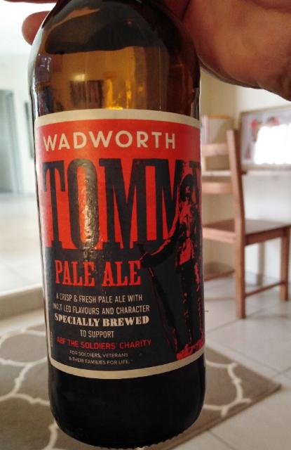 abf soldier charity 3.6%, Wadworth Brewery, England