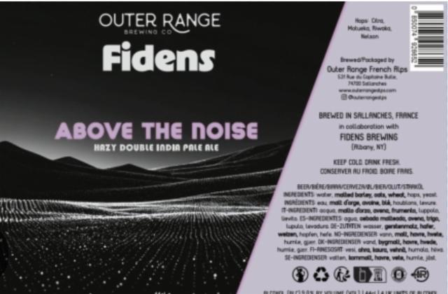 Above The Noise 9.0%, Outer Range Brewing Co. (France), France