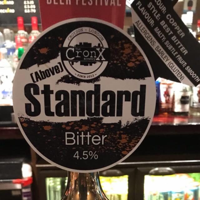 [Above]Standard 4.5%, Cronx Brewery, England