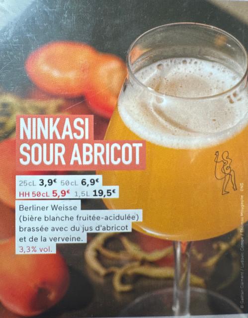 Abricot 3.3%, Ninkasi Fabriques, France