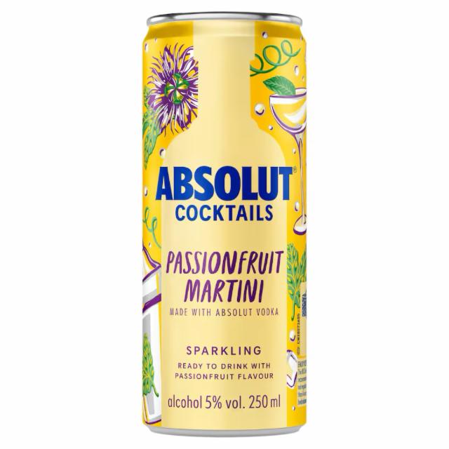 Absolut Passionfruit Martini 5.0%, Topo Chico Hard Seltzer (Coca-Cola), United States