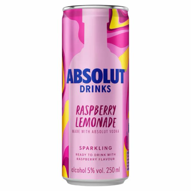 Absolut Raspberry Lemonade 5.0%, Topo Chico Hard Seltzer (Coca-Cola), United States