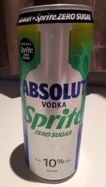Absolut vodka Sprite zero sugar 10.0%, Coca Cola Company, United States