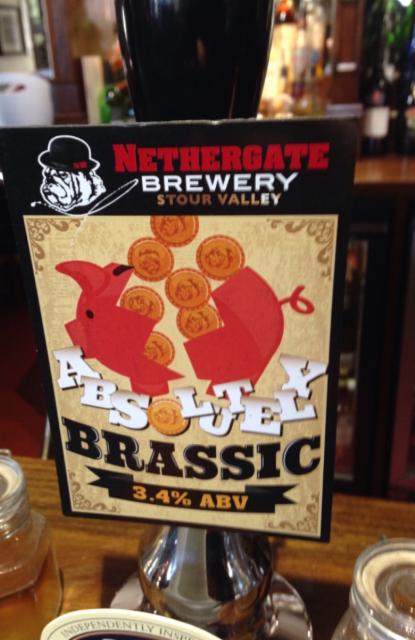 Absolutely Brassic 3.4%, Nethergate Brewery, England