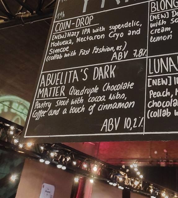 ABUELITAS DARK MATTER 10.2%, INTERSTELLAR BREWERY, Mexico