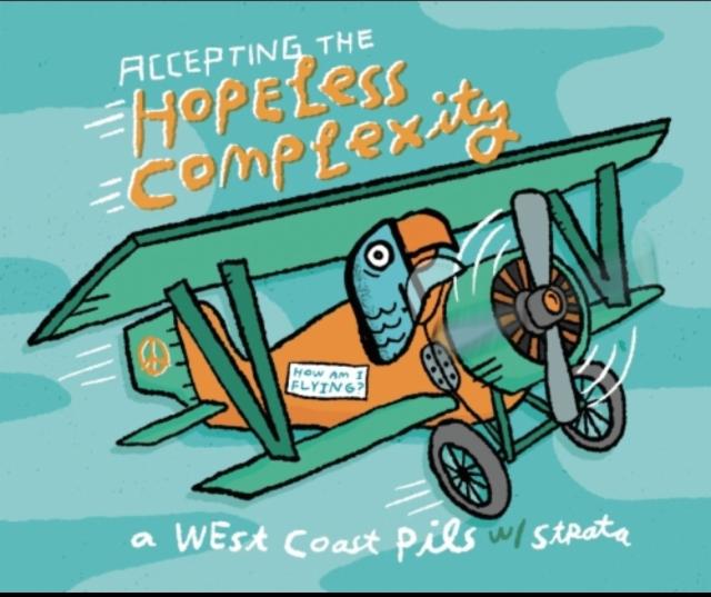 Accepting the Hopeless Complexity 5.5%, Green Cheek Beer Co., United States