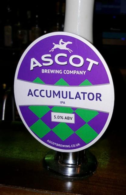 Accumulator 5.0%, Ascot Brewing Company, England
