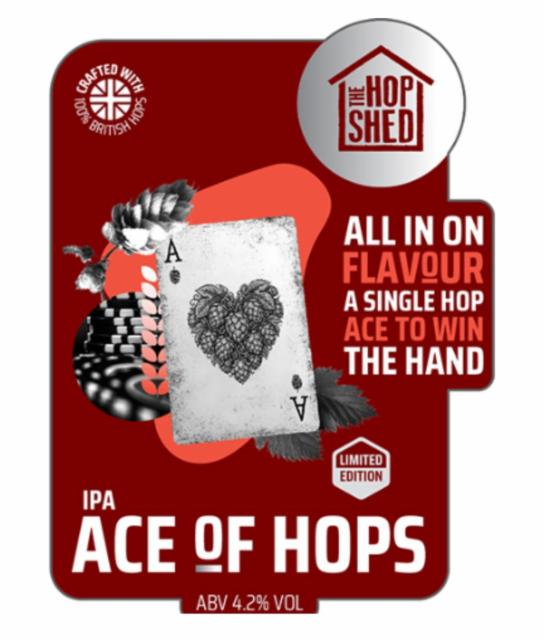 ace of hops 4.2%, The Hop Shed, England