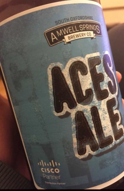 Aces Ale 4.5%, Amwell Springs Brewery Company Limited, England