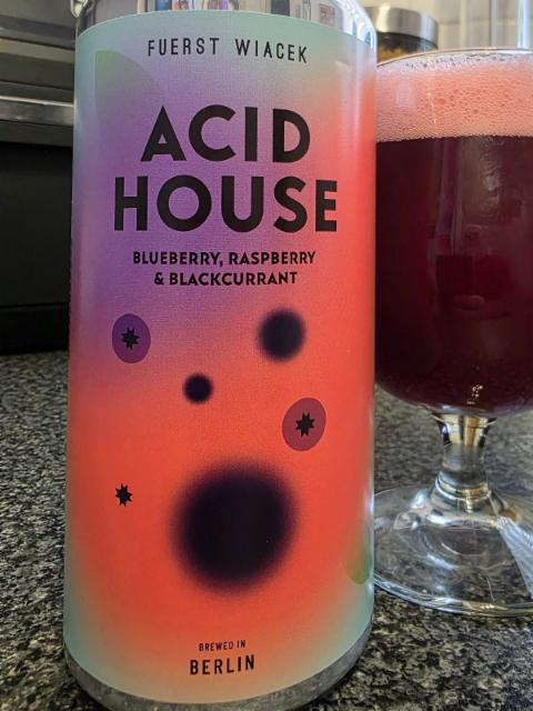 Acid House Blueberry, Raspberry & Blackcurrant 6.0%, Fuerst Wiacek Berlin, Germany