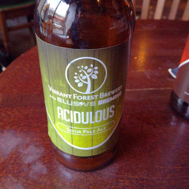 Acidulous 5.0%, Vibrant Forest Brewery, England