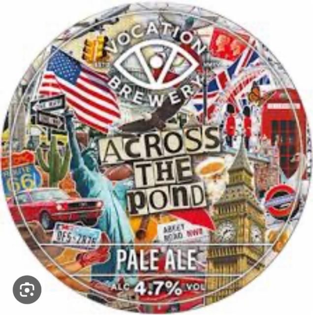 Across the Pond 4.7%, Vocation Brewery, England