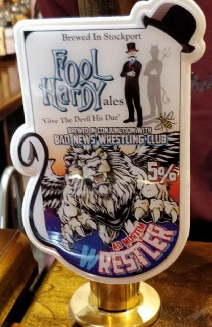 Ad Mortem Wrestler 5.0%, Fool Hardy Ales, England