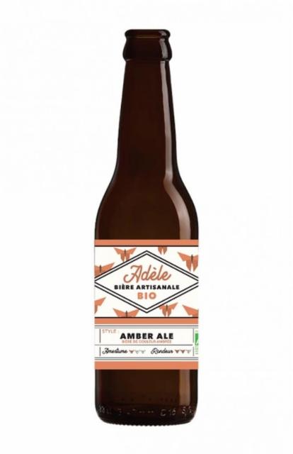Adèle Amber Ale 6.0%, Brasserie Effet Papillon, France